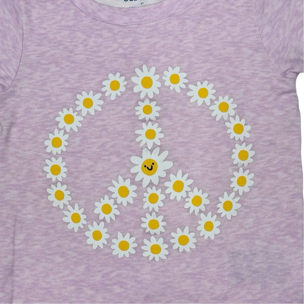 Old‎ Navy Flower Peace Tee
